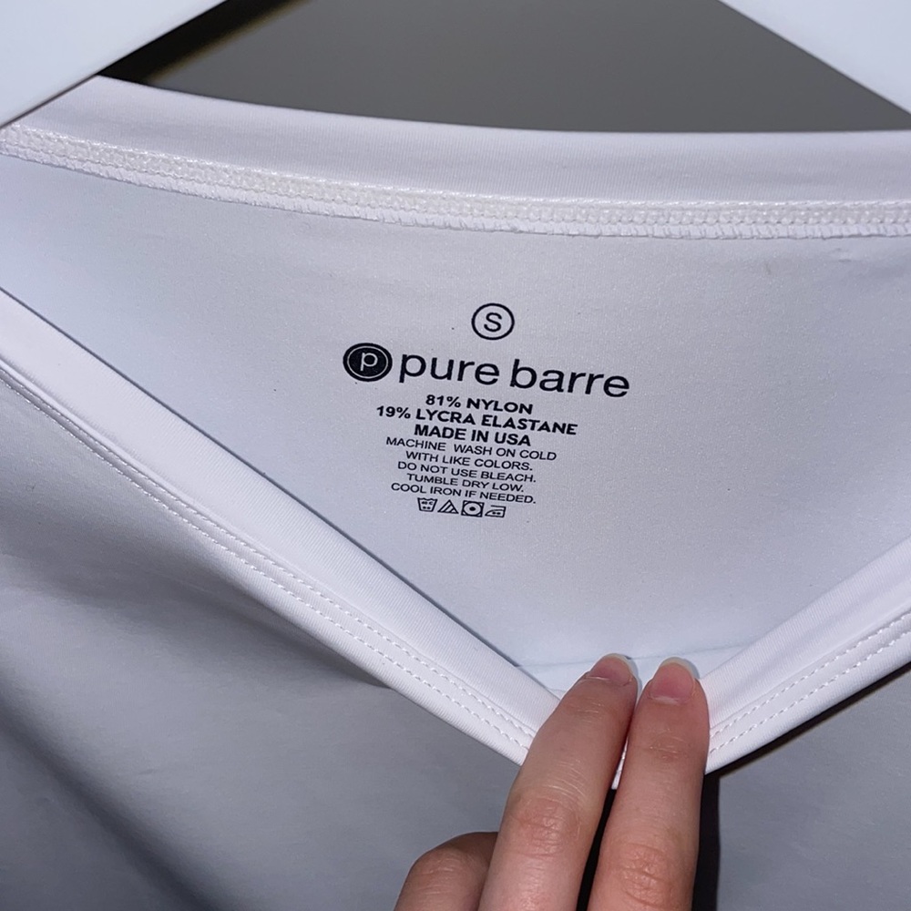 Pure Barre logo long-sleeve workout top - Picture 2 of 4